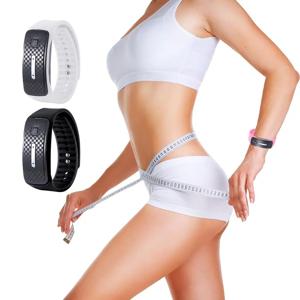 초음파 신체 모양 손목 밴드, 스마트 마그네틱 림프 해독 팔찌, 심박수 피트니스 만보계 손목 밴드