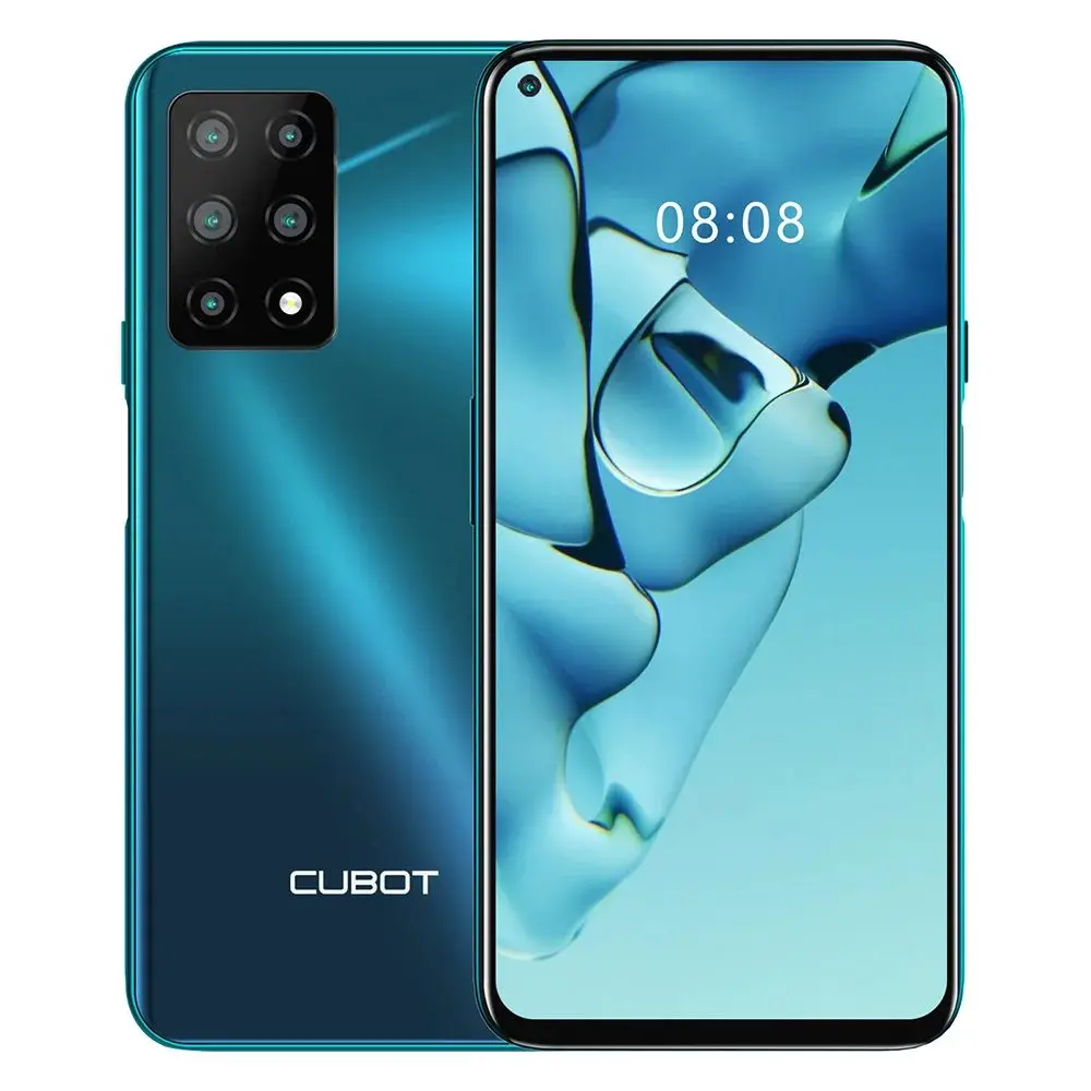 Cubot X30P, 스마트폰 Android 13, 48MP 5개 카메라, 16GB RAM, 256GB ROM, NFC, 6.4인치 FHD+ 홀펀치 스크린, 4200mAh, 4G 전화