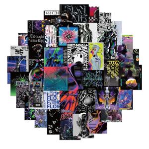 하라주쿠 산성 그래픽 스티커 데칼 DIY 스케이트보드 노트북 기타 휴대폰 수하물 자동차 헬멧 멋진 스티커, 어린이 장난감, 10 개, 20 개, 40 개