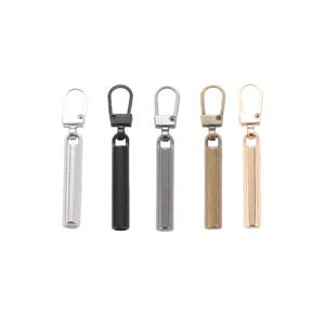 지퍼 슬라이더에 대 한 5pcs 분리형 금속 지퍼 풀러 머리 지퍼 당겨 탭 DIY 바느질 가방 다운 재킷 지퍼 수리 키트