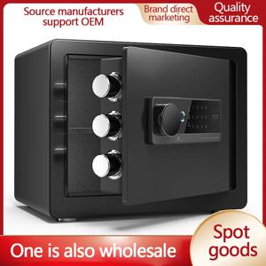 모든 강철 안전 홈 작은 WIFI 암호 사무실 안전 금고 도난 방지 지문 미니 알람 안전 금고 이중 경보