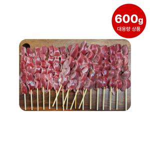 닭모래집꼬치 30g 20꼬치 600g 국내산 닭근위 대용량 업소용 도매 캠핑 음식 수제꼬치 간식 안주