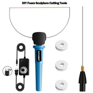 전기 폼 커터 키트 폼 조각 커팅 펜 폼 공예 조각 커팅 펜 스티로폼 커팅 도구 핫 와이어 폼 커터