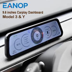 EANOP 9.6인치 스마트 터치 카플레이 디스플레이 – 테슬라 모델 3 & 모델 Y 신형 주니퍼 전용 / 무선 애플 카플레이 & 안드로이드 오토 지원 / OTA 소프트웨어 자동 업데이트 / 사각지대 감지 알림 기능 탑재 / 계기판 연동 주행 정보 실시간 표시 / 고해상도 터치 스크린 & OEM 스타일 완벽 호환 / 쉬운 설치 & 테슬라 정품 기능 무손실 유지