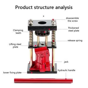 업그레이드 도구 고압 파이프 프레스 기계 수동 유압 파이프 분무기 분무기 호스 호스 압착 기계 소형 휴대용