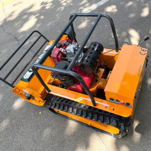 맞춤형 소형 미니 엔진 원격 제어 크롤러 다기능 절단 전기 로봇 플라이 모어 및 잔디 깎는 기계