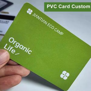 맞춤형 PVC 명함 플라스틱 방수 카드 개인 맞춤 디자인 둥근 모서리 광택/무광택/반투명 PVC 명함