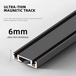 ST1 시리즈 3CCT 블랙 화이트 울트라 얇은 슬림 마그네틱 트랙 램프 셀 라이트 고경도 현대 유연한 고정 장치 거실 홈