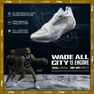 Li-Ning Men WADE ALL CITY 13 ENCORE 프로 농구화 BOOM 쿠션 LiNing 균형 잡힌 경쟁 스니커즈 ABAV043