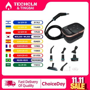 1500W 휴대용 스팀 청소기, 고온 가압 스팀 청소기, 주방 가구용 브러시 헤드 포함