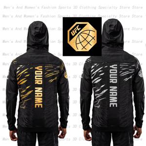 2025 신규 UFC 맞춤형 후드티, 통기성 속건 복싱복 DIY 남녀공용 익스트림 스포츠 스웨트셔츠, 인기 판매 상품