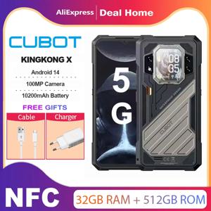 Cubot Kingkong X, 5g 스마트폰, 32Gb Ram(16Gb + 16Gb 확장), 256/512Gb Rom, 10200 Mah, 6.583