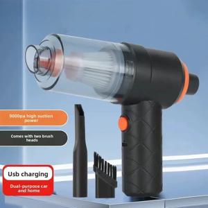 무선 진공 청소기, 흡입 및 송풍용 고출력 이중 목적, 자동차 및 가정용 먼지 제거에 적합
