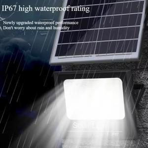 54-362LED 태양광 투광등 리모컨 태양열 스포트라이트 야외 방수 IP67 빌라 가로등 각도 조절 가능