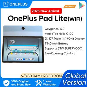 OnePlus Pad Lite 6GB RAM 128GB 저장용량 11인치 디스플레이 안드로이드 태블릿 MediaTek Helio G100 프로세서 Wi-Fi 9340mAh 배터리 OxygenOS