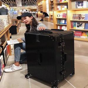 대용량 여행용 가방 두꺼운 내마모성 비밀번호 수하물 남학생 여행용 박스 50인치 기내용 가방