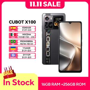 5G스마트폰 Cubot X100, 안드로이드 15, Dimensity 7025, 6nm, 2.5GHz, 6.88인치 120Hz 화면, 16GB RAM (8GB+8GB 확장 메모리), 256GB 저장공간, 64MP 카메라, 5100mAh 배터리, 듀얼 스피커, smartphone android 15, NFC, GPS
