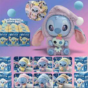 2025 판매 스티치 블라인드 박스 백 잠들기 전에 먹어라 시리즈 비닐 펜던트 귀여운 인형 미스터리 박스 푹신한 인형 서프라이즈 선물