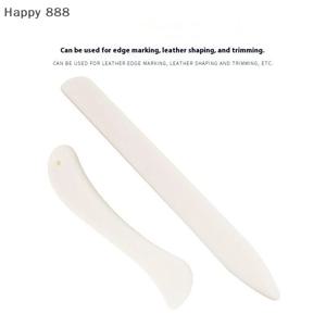 가죽 공예용 뼈 모양 폴더 2개, 가죽 작업용 스코어링, 접기, 엣지 마감, 종이, 플라스틱, 수제 바느질 도구 부품