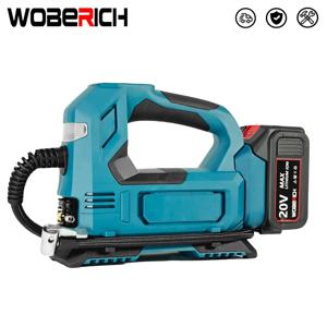 휴대용 무선 전기 공기 펌프 전기 팽창기 자동차 타이어 공기 압축기 Makita/WOBERICH 18V 배터리 용 풍선 펌프