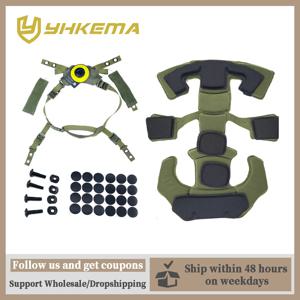 웬디 헬멧 서스펜션 시스템 전술 헬멧 조정 가능한 끈 FAST MICH 야외 사냥 헬멧 액세서리 스폰지 패드