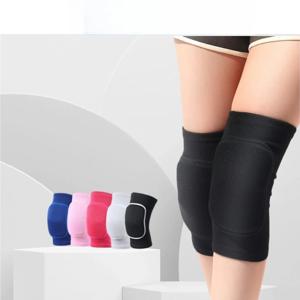 댄스 스폰지 무릎 보호대 충돌 방지 보호 무릎 스포츠 보호대 다채로운 두꺼운 배구 보호 장비