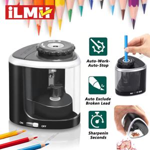 학생을위한 연필 (6-8mm)에 적합한 전기 연필 깎이 데스크탑 자동 연필 깎이 학교 사무실 문구 데스크탑