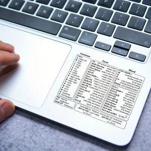 1 세트 비닐 자체 접착 키보드 단축키 스티커 |   Windows, Excel 및 Word, Office 소프트웨어에 대한 빠른 참조