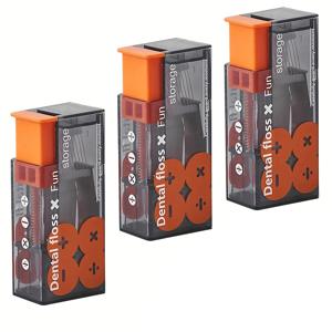 10Pcs 치실 치실 보관 상자를 포함하는 새로운 휴대용 치실 디스펜서 자동 리필 형 구강 위생 관리 치실 선택