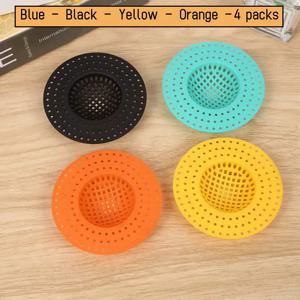 1 싱크 실리콘 필터 욕실 바닥 배수 필터 하수도 필터 막힘 방지 가정용 필터 청소가 용이함