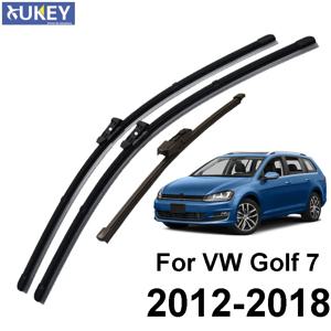 LHD 전방 후방 윈드 스크린 와이퍼 블레이드, VW 골프 MK 7 2017 2016 2015 2014 2013 2012 왼손 드라이브 윈드 실드, 26 