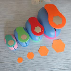 육각형 원형 꽃 잎 심장 꽃잎 나비 구멍 펀치 기하학 공예 스크랩북 종이 그래프 어린이 쉬운 절단 도구