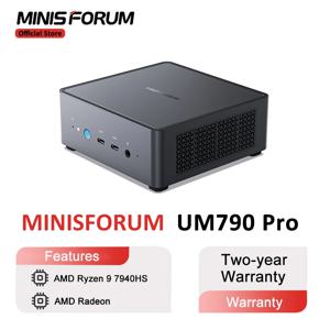 새로운 MINISFORUM UM790 Pro 미니 PC AMD Ryzen 9 7940HS 게임용 미니 PC 창 11 DDR5 5600MHz USB4 WiFi 6E 데스크탑 미니 컴퓨터