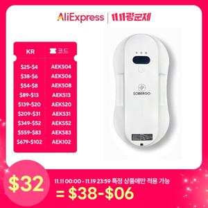 Sobergo 스마트 윈도우 로봇 청소기 3세대 6.2cm 울트라 슬림/5600PA 흡입/인터랙티브/한국어 어댑터 및 사용 설명서