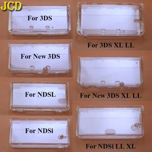 JCD 투명 크리스탈 보호 커버 케이스 쉘 하우징 3DS 3DSLL 3DSXL 새로운 3DS XL LL NDSL NDSi LL XL GBA SP 게임 콘솔 용