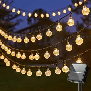 20LED 태양 버블 조명, 정원 방수 장식 조명, 크리스마스, 결혼식, 생일, 잔디/테라스 장식