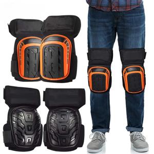 바닥 작업용 1쌍 무릎 패드, 건설용 무릎 패드, 남성용/여성용 중부하 작업용 무릎 패드, 바닥용 편안한 무릎 패드
