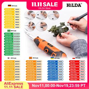 HILDA 200W 조각사 전기 드릴 조각 Dremel 로타리 도구 기계 새로운 스타일 가변 속도 미니 드릴 전동 공구
