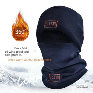 겨울 북극 산호 모자 양털 Balaclava 남자 얼굴 따뜻한 Beanies 열 머리 커버 전술 군사 스포츠 스카프 모자