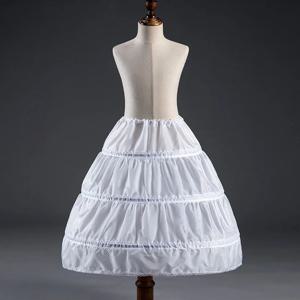 Jill Wish J500 여아 푹신한 롱 스커트 페티코트, 키즈 여아 버슬 투투 스커트 스커트 안감(단일 구매는 배송되지 않습니다)