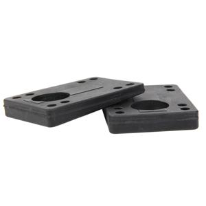 고무 스케이트보드 라이저 경사 가스켓, 롱보드 충격 패드, 랜드 서핑 스케이트보드 액세서리, 6-12mm, 2 개