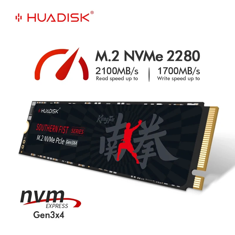 HUADISK SSD NVMe M2 1TB 512GB PCI-e 3.0X4 내장 하드 디스크 2280 SSD 256GB 128GB 솔리드 스테이트 드라이브 드라이브(데스크탑 PC 노트북용)