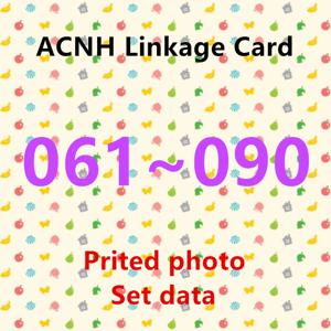 NFC 인쇄 카드 작업, NS 게임 시리즈 1 표준 카드, (061-090) ACNH NTAG215