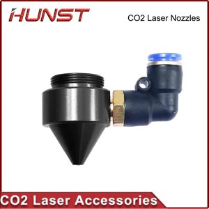 CO2 레이저 절단기의 레이저 헤드용 Dia.20 FL50.8mm 초점 렌즈용 HUNST Co2 레이저 공기 노즐