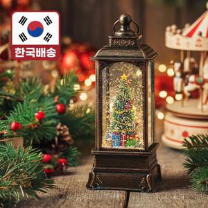레토 크리스마스 오르골 스노우볼 무드등 트리 인테리어조명 선물 LCM-OS03