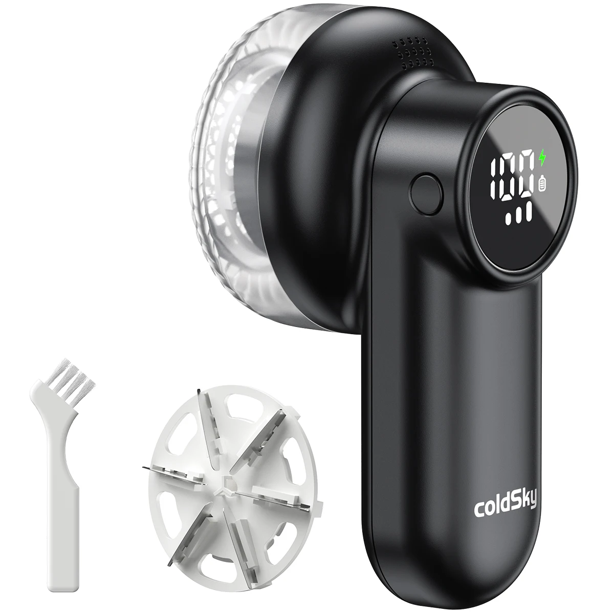 ColdSky 충전식 전기 린트 리무버, 의류 스웨터, 디퓨저, 지능형 디지털 디스플레이 린트 면도기 트리머