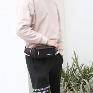 패션 방수 허리 팩 폴리 에스터 휴대 전화 홀더 벨트 가방 체육관 피트니스 스포츠 러닝 가슴 가방 여성 남성