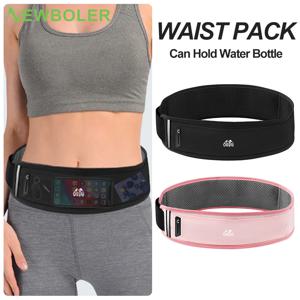 NEWBOLER 스포츠 패니 팩 여성 허리 러닝 백 남성 벨트 가방 방수 체육관 가방 전화 파우치 러닝 액세서리