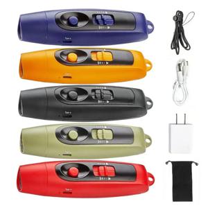 전기 휘파람 USB 휘파람 가제트 휴대용 조절 가능 3 가지 시끄러운 야외 스포츠 안전 휘파람 긴급 생존 도구