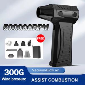 10000mAh 터보 제트 팬 500000 RPM 브러시리스 모터 먼지 청소기 무한 속도 조절 강력한 먼지 송풍기 공기 먼지 떨이